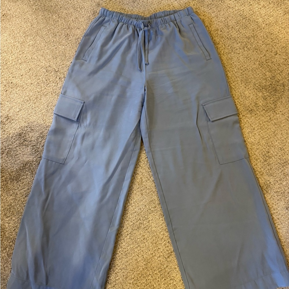 Old Navy Women's Blue Wide Leg Pants